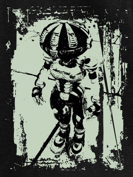Robo métal vert