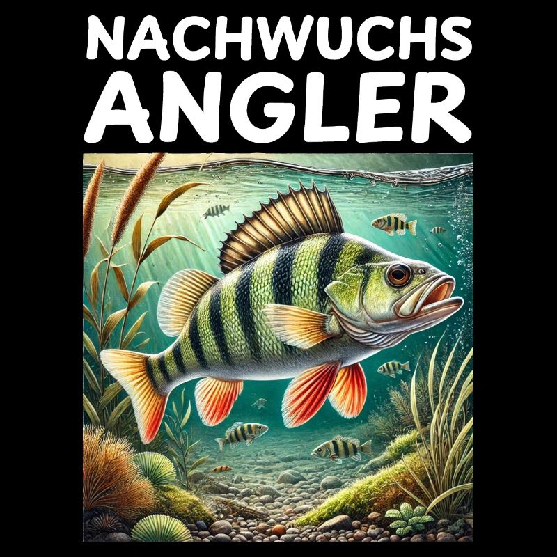 Nachwuchs Angler - Flussbarsch Motiv