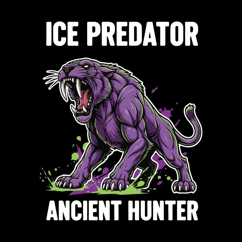 Smilodon-Räuber Uralter Jäger