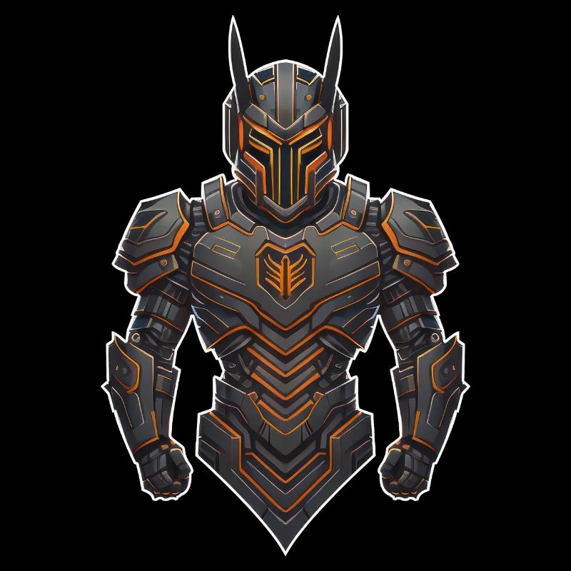 Tech-Krieger-Charakter