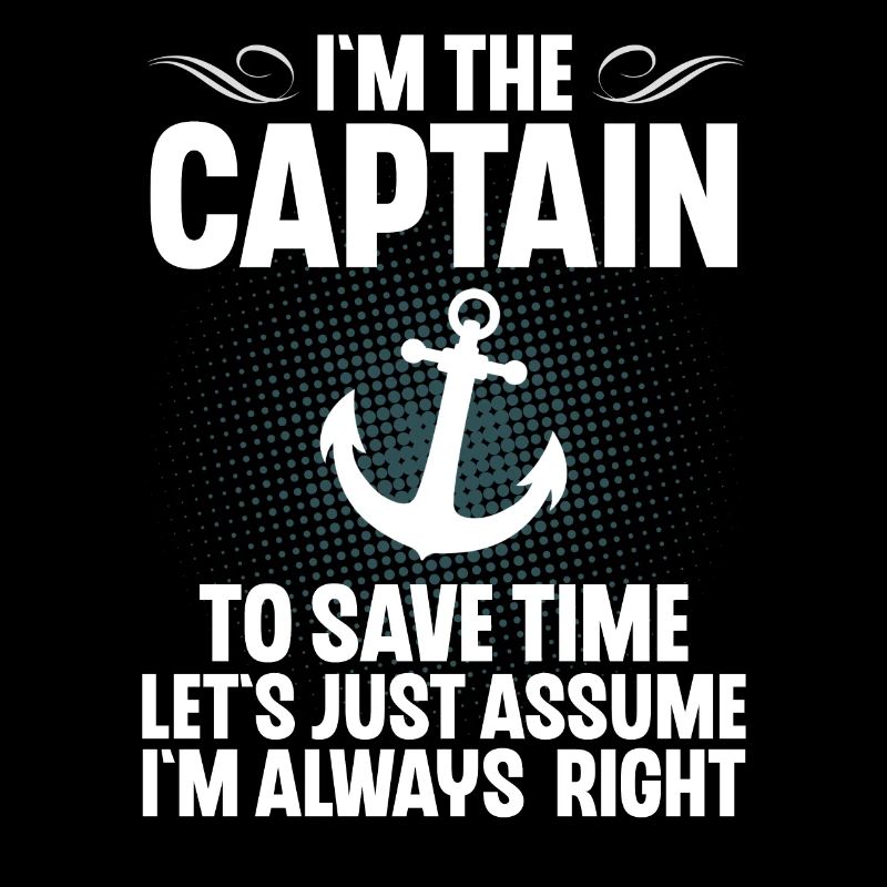 Captain Sailing Motorboat Boat Ship Sailor