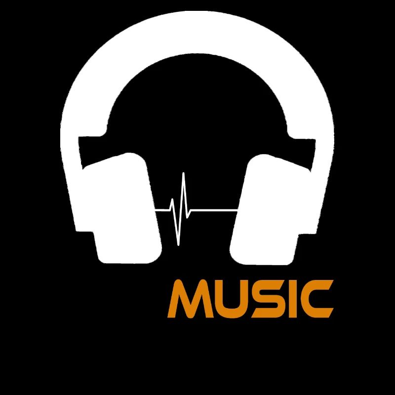 Music wave headset logo