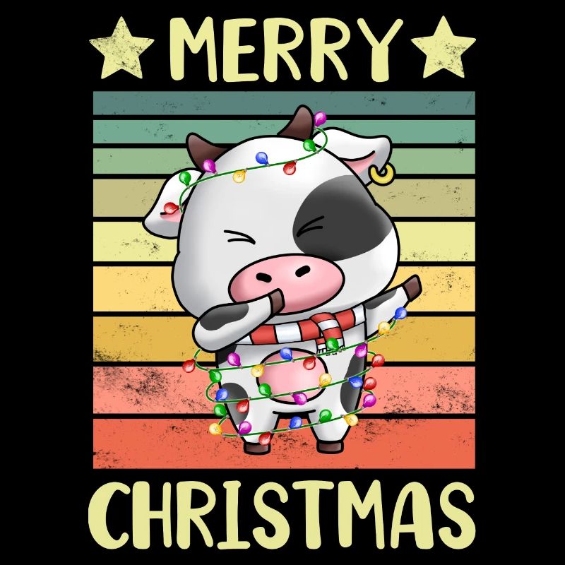 Frohe Weihnachten Kuh