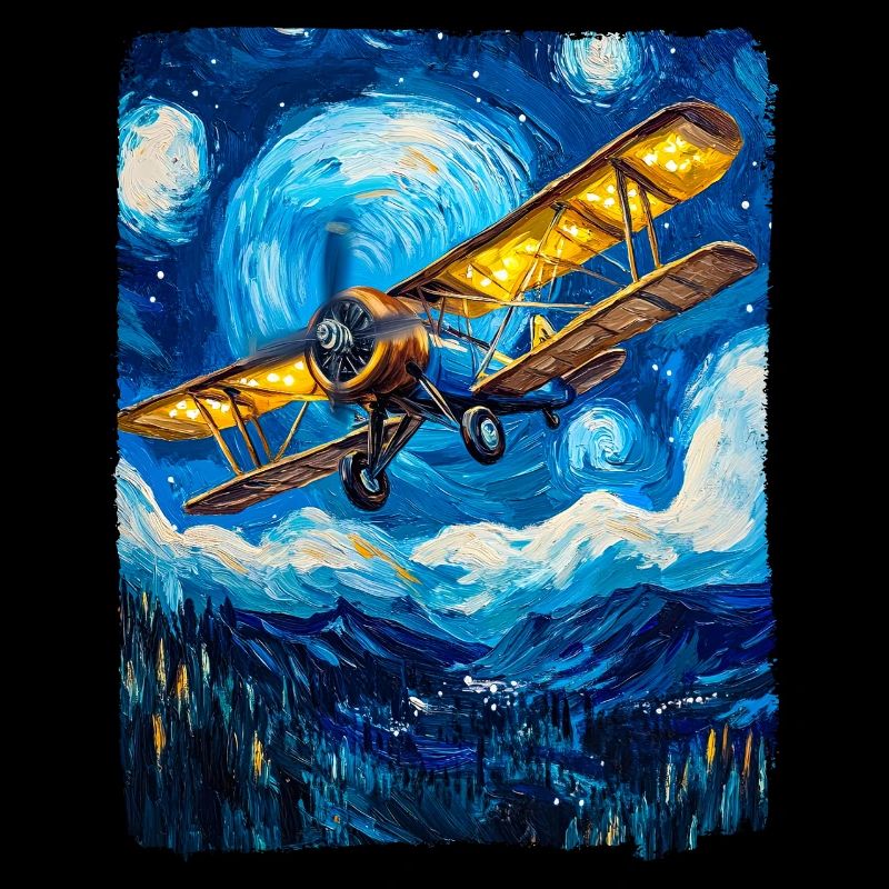 Aviation Pilot Vintage Airplane