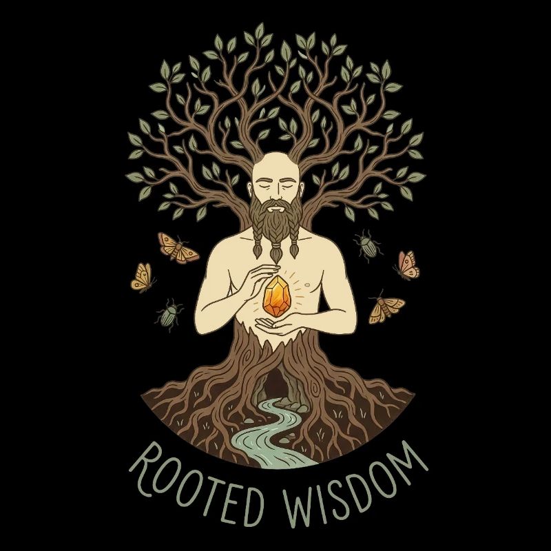 Rooted Wisdom - Mystical Tree Spirit