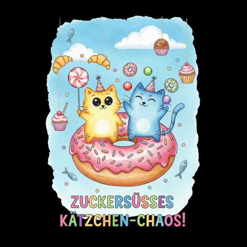 Chaos de chatons sur le donut