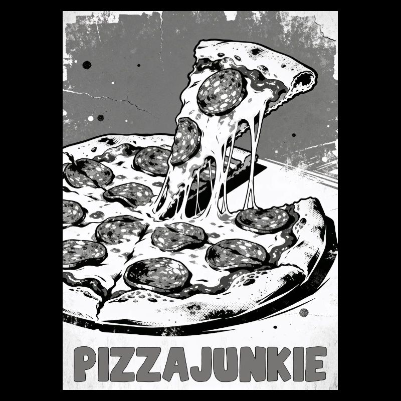 Graphique de tranche de Pizza Junkie