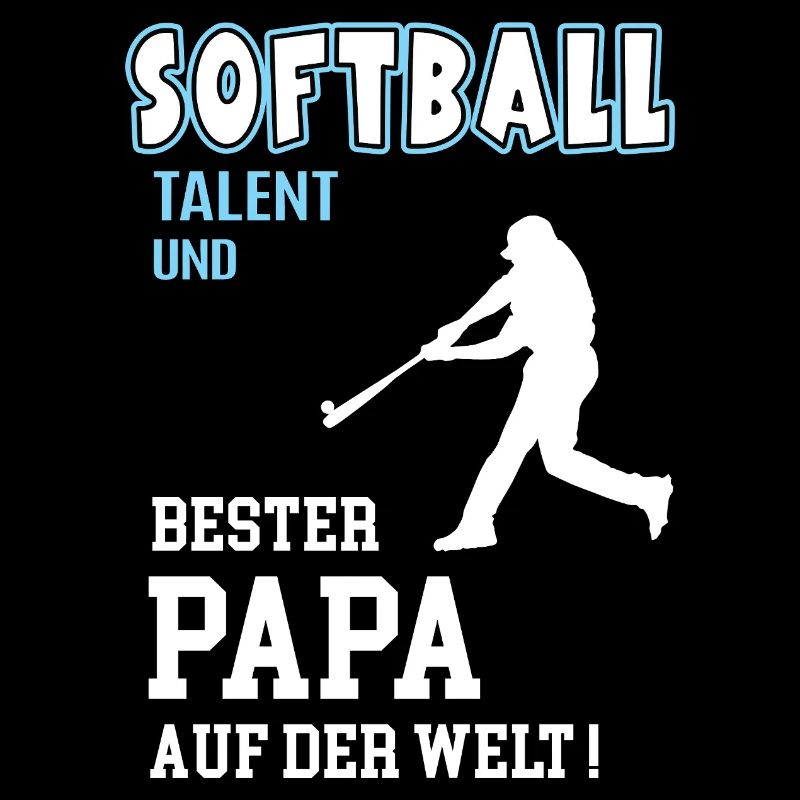 Softball Bester Papa Vater Vatertag Geburtstag