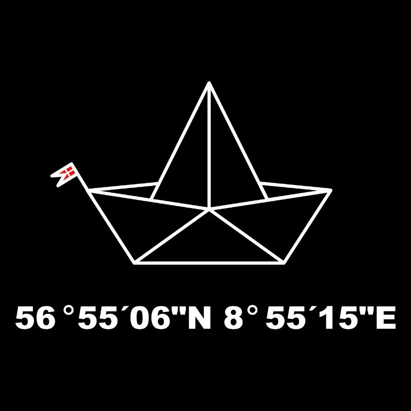 Bateau pliant coordonnées design , Ejerslev Havn