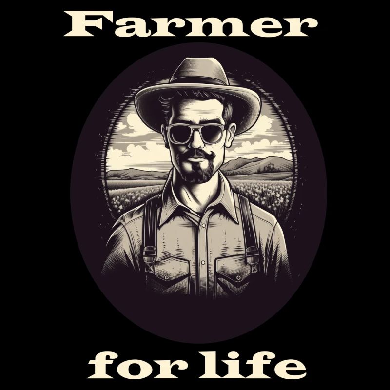 Farmer for life weiß