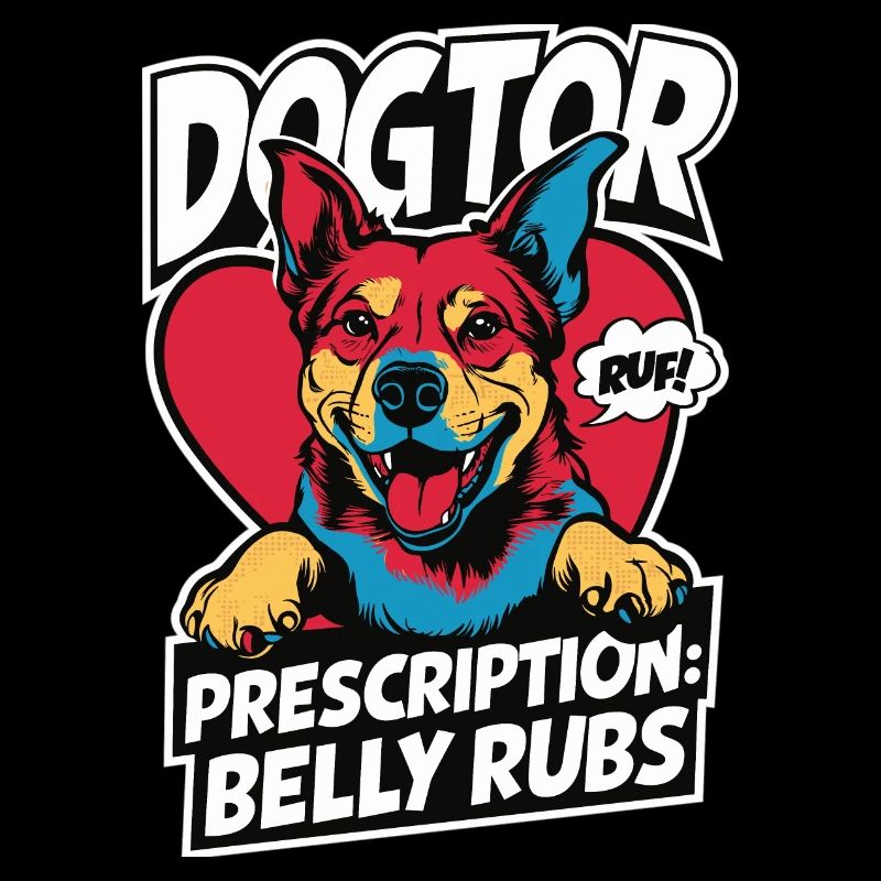 Pop Art Dogtor Prescription: Belly Crawl!