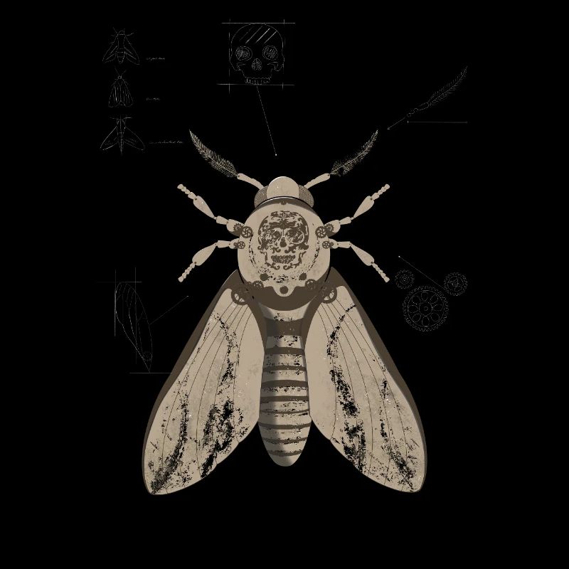 Skull Moth Anatomy