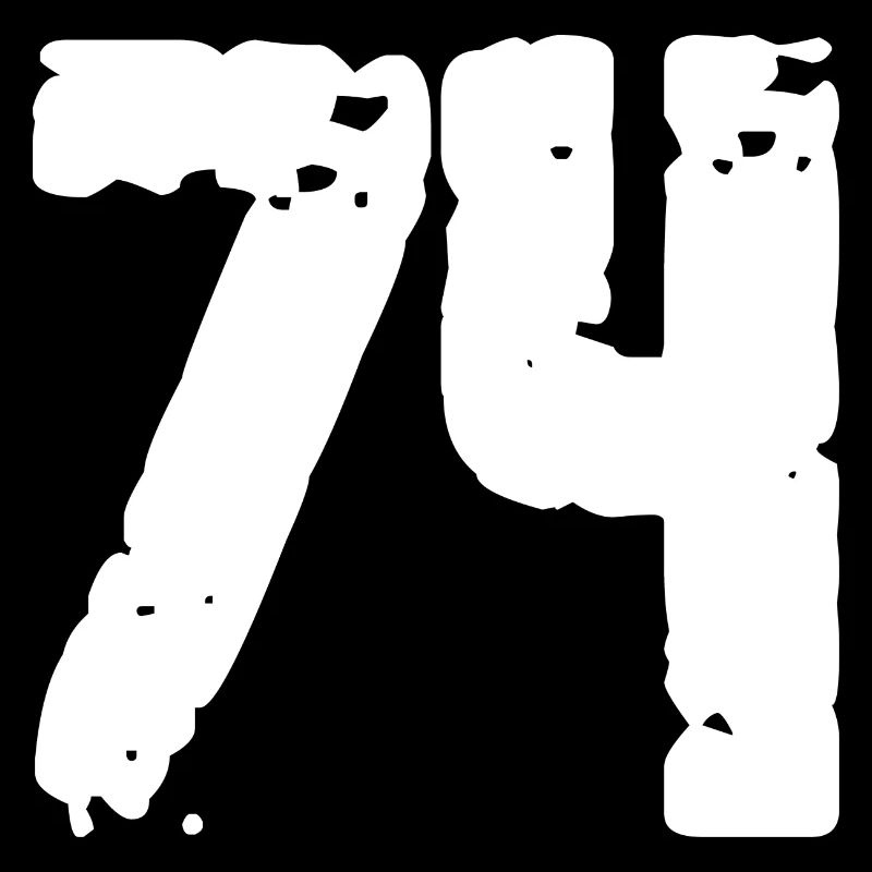 74 Number Vintage