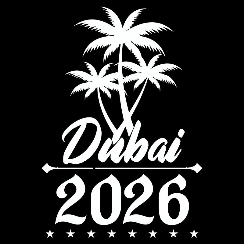 Dubai 2026 Palmen Emblem