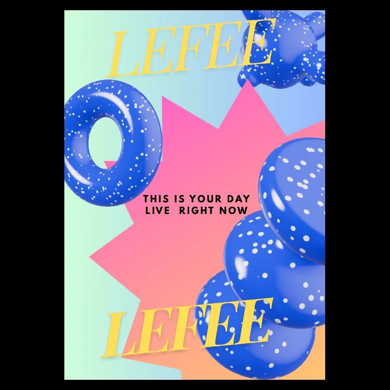 Lebe Dein Tag – bunte Ballon-Explosion