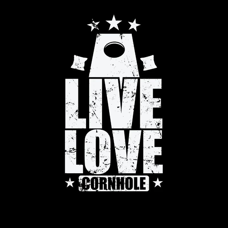 Live Love Cornhole Spiel Freizeit Hobby