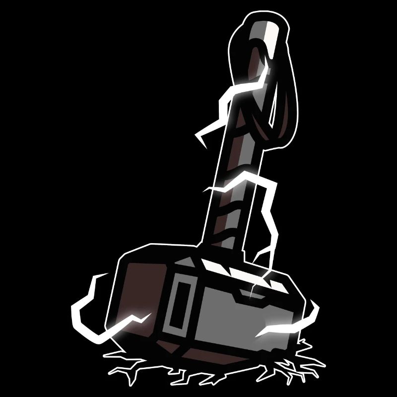 Le marteau de Thor Viking Le fils d’Odin Thor Vikings