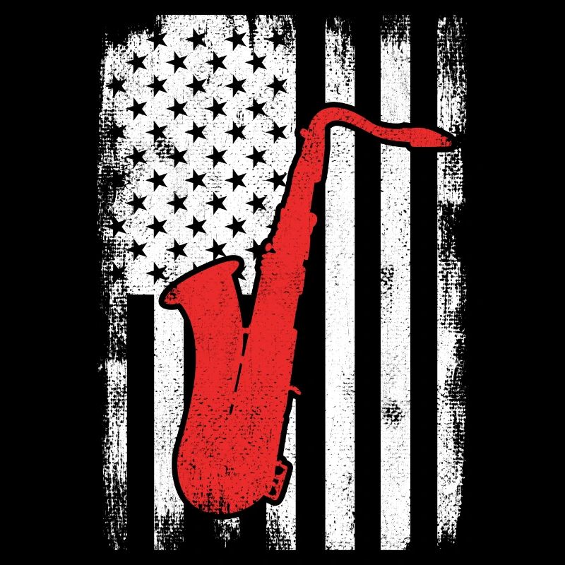 Patriotic US saxophonist