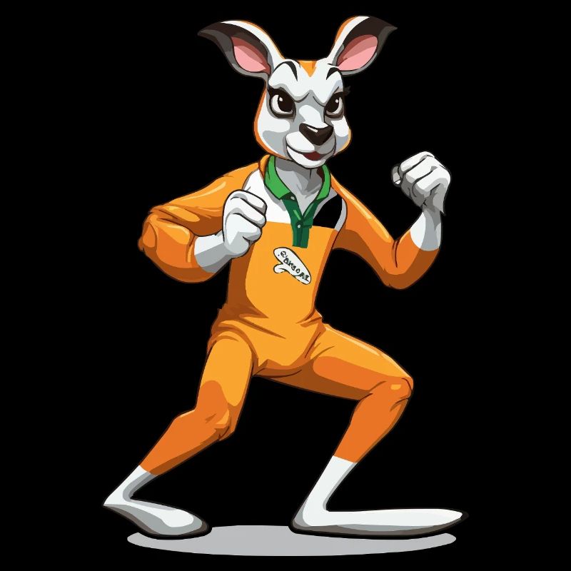 Kangaroo Battle Step Orange Overalls