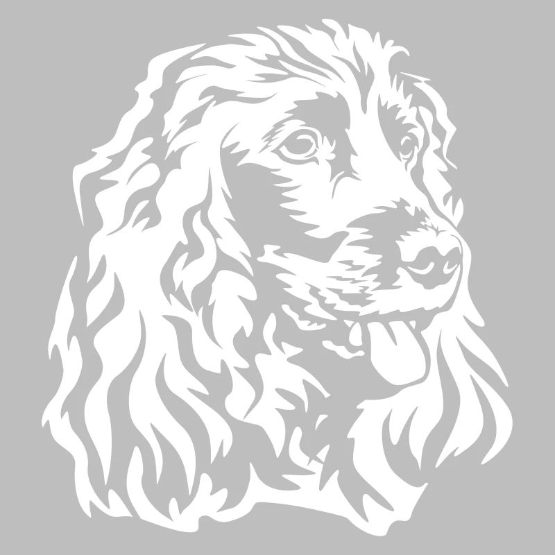 Cocker Spaniel head "Black Edition"
