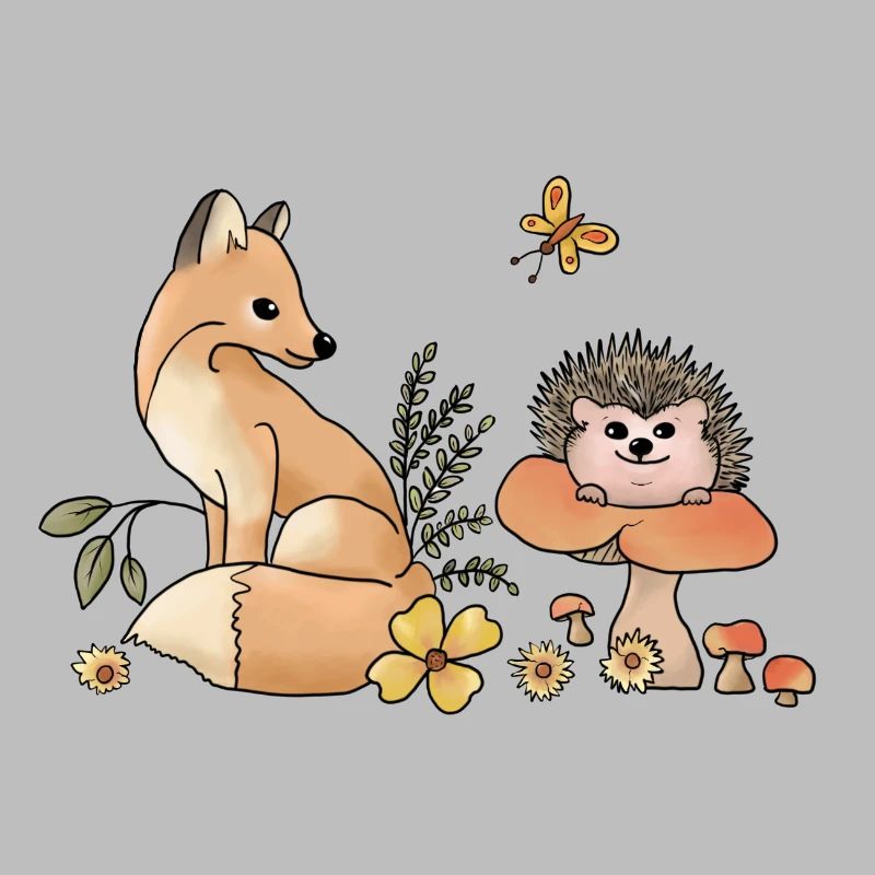 Fuchs und Igel