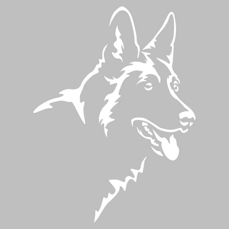 German Shepherd Head "Black Edition"