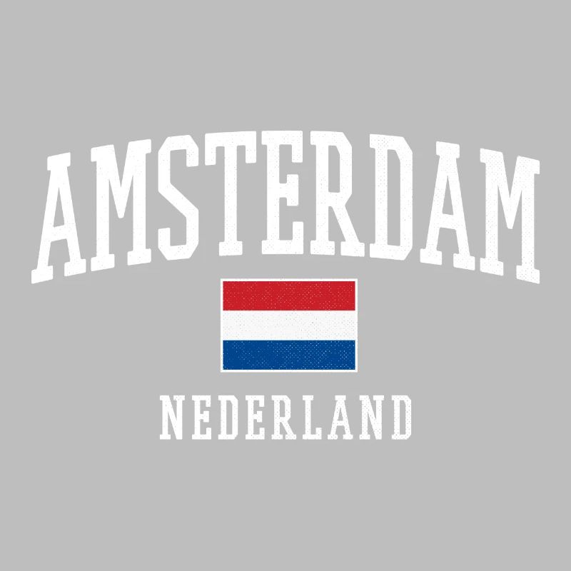 Conception du drapeau Amsterdam NL