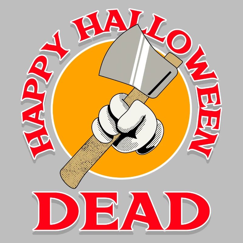 Halloween Axt mit Totendesign