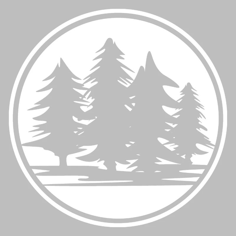 Fir Tree Forest Trees Logo icon Icon Graphic