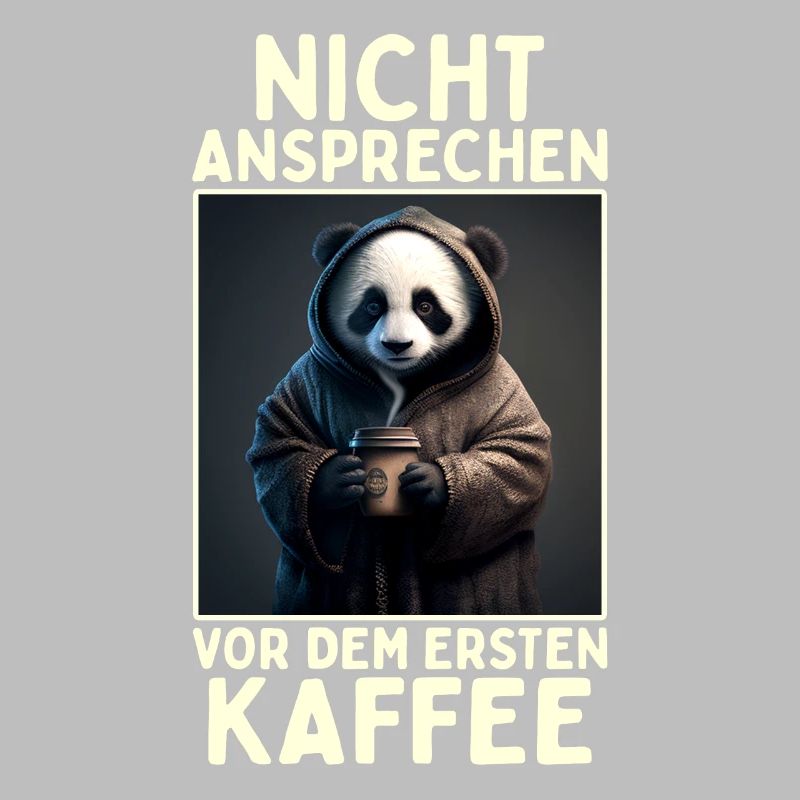 Panda Bär Nicht Ansprechen Vor Kaffee Morgenmuffel