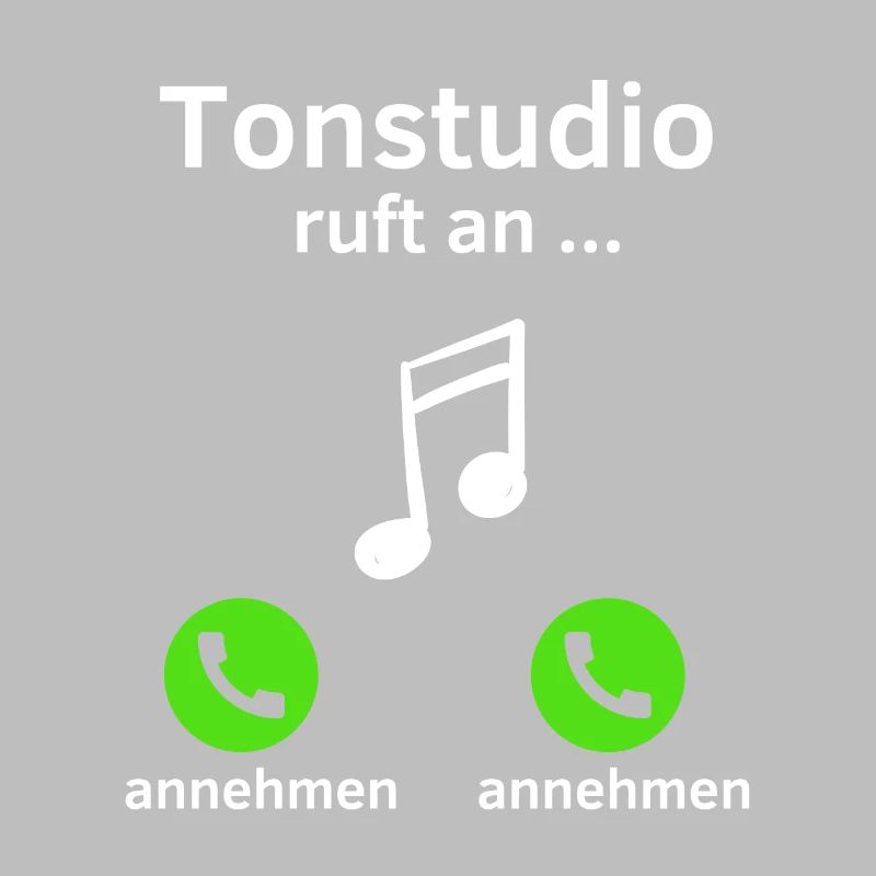 Tonstudio ruft an - annehmen oder annehmen?