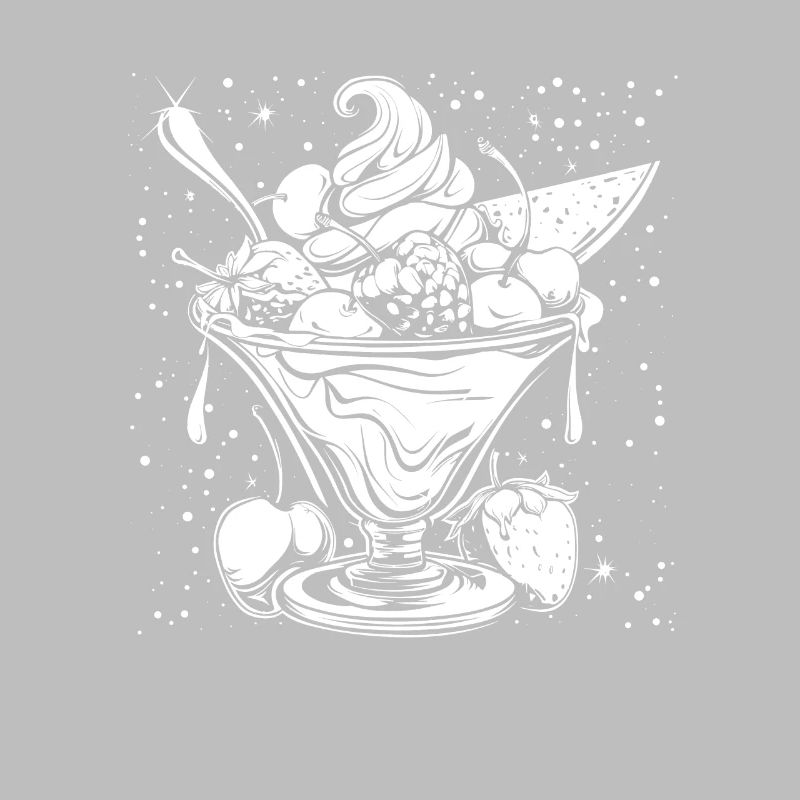 Dessin de coupe glacée