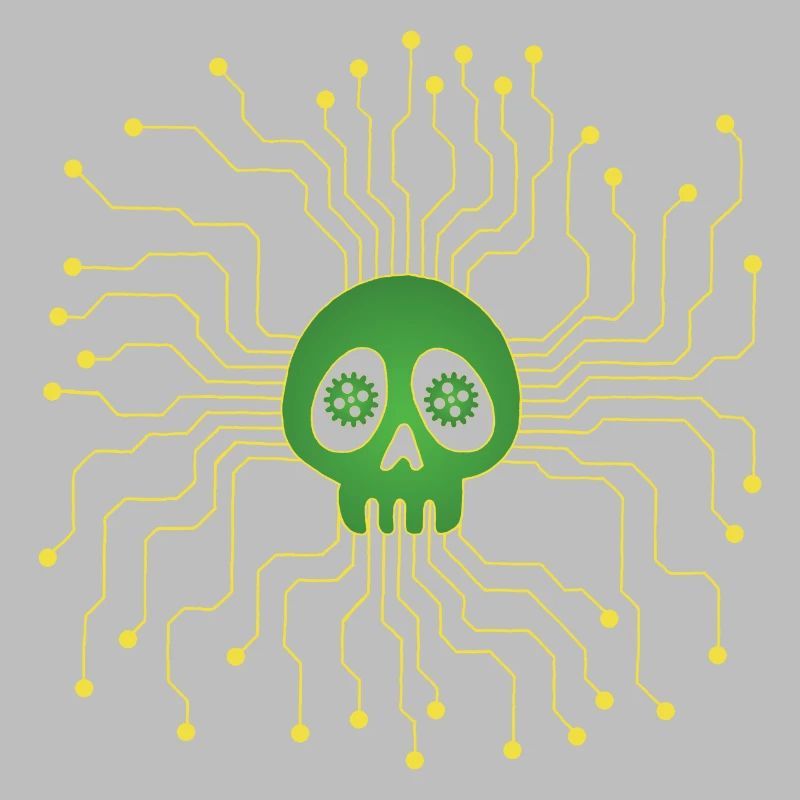 Microprocessor skull