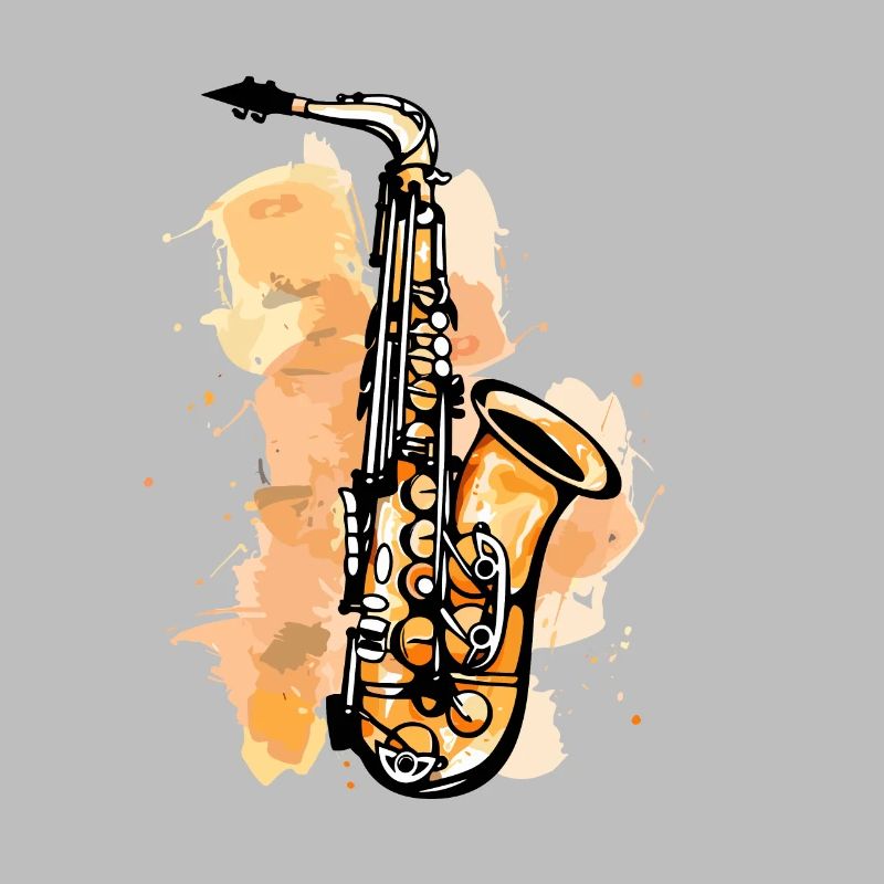 Graphisme pour saxophone