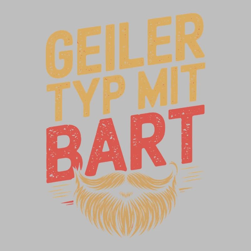 Geiler Typ Mit Bart Bartträger Barbier Vollbart