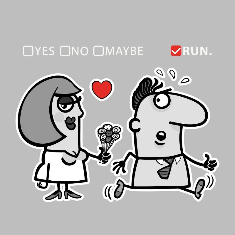 Liebe oder Flucht – Unkonventioneller Humor (Dark Version)