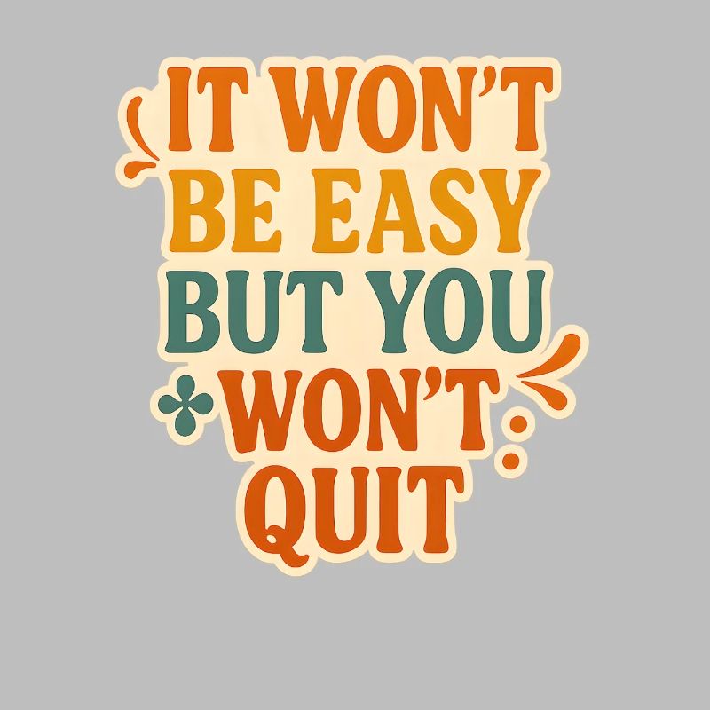 Conception typographique de motivation persistante