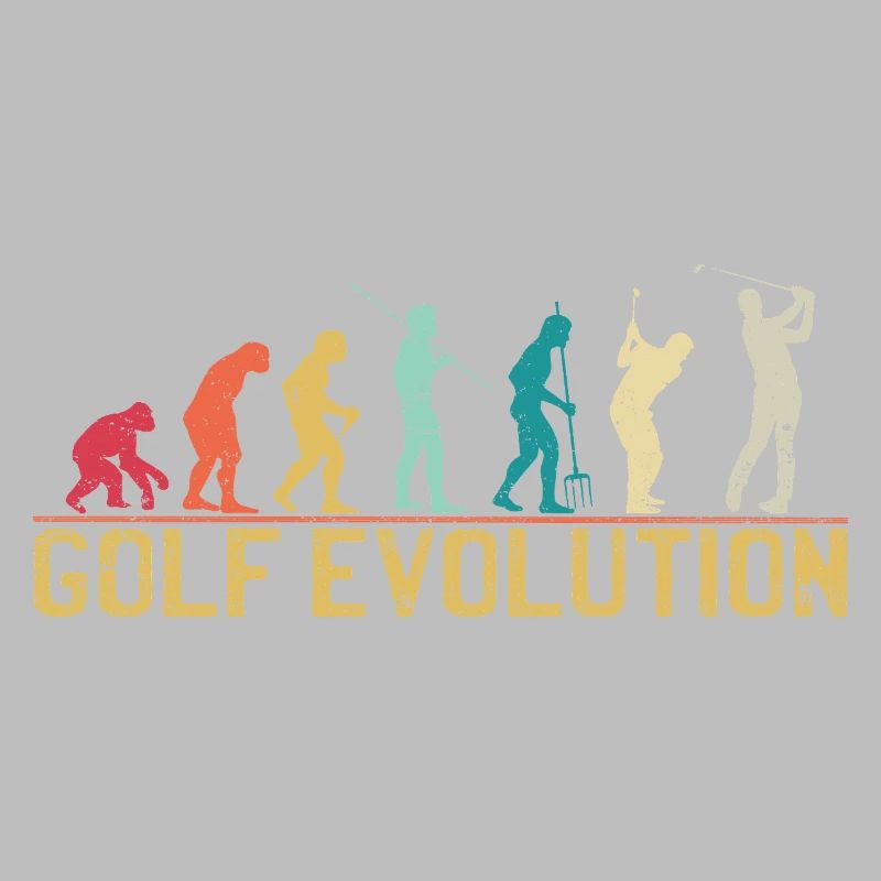 Golf Evolution Silhouette Design