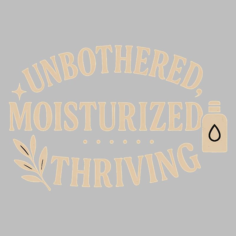 Unbothered Moisturised Thriving Design
