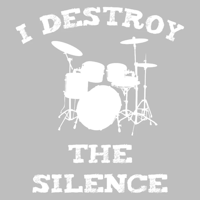 Rocking drummer with a statement