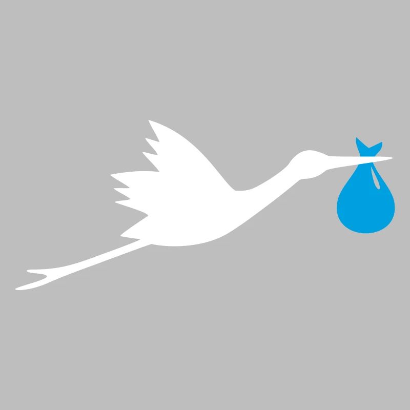 Storch Klapperstorch Junge
