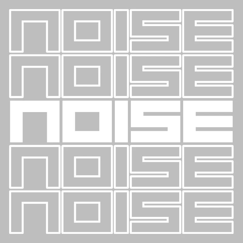 Noise Geometric Typography Bold Pattern