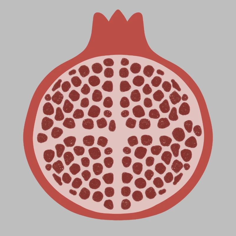 Pomegranate Half