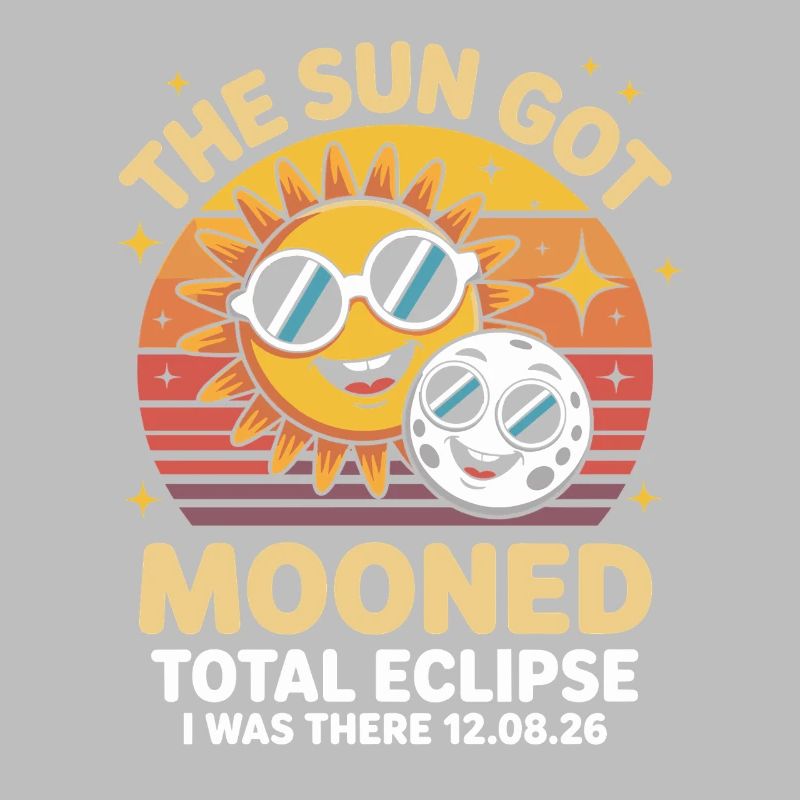 Éclipse de lune de soleil avec lunettes