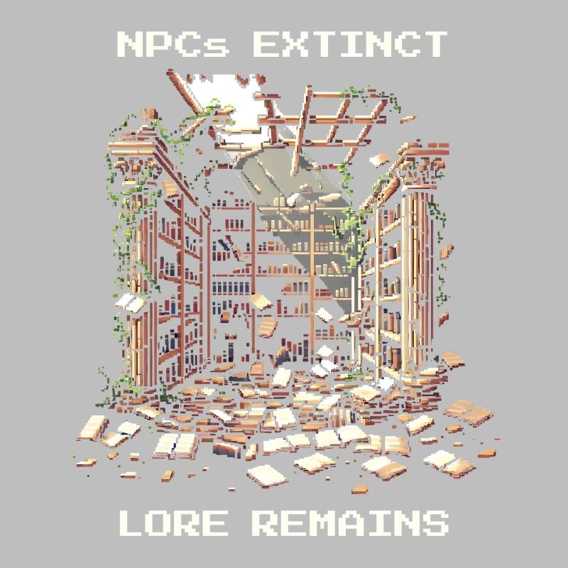NPCs gone, lore stays | Post-apocalyptic
