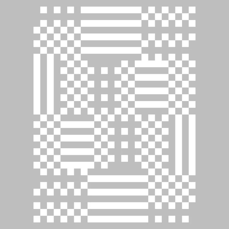 GridFlux Monochrome Optical Pattern