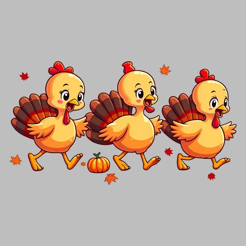 Bébé dinde de Thanksgiving