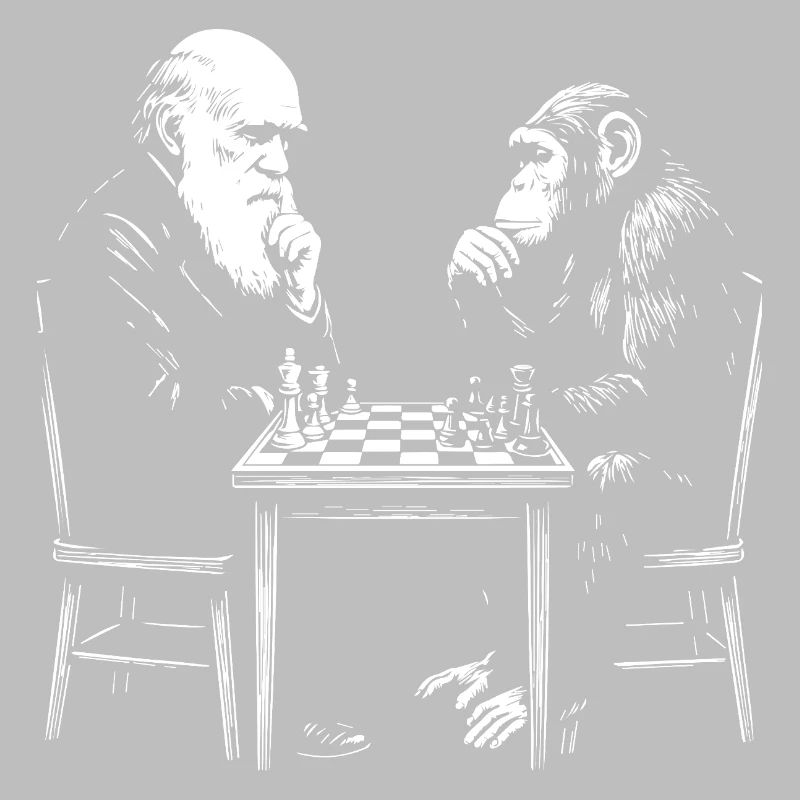 Darwin joue aux échecs avec un singe - Jeu d’évolution