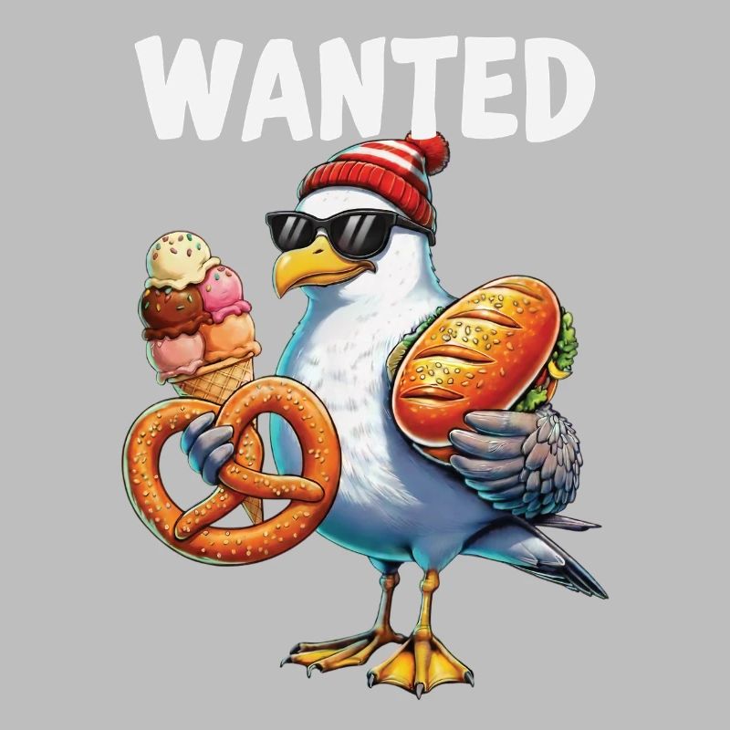 Gesucht Möwe Brezel Eiscreme
