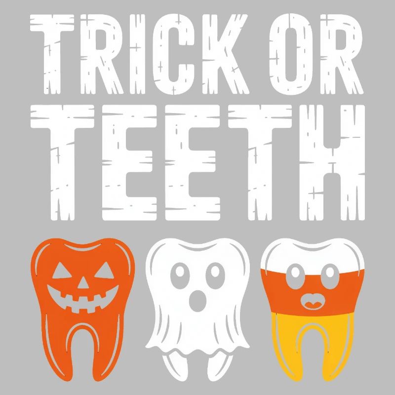 Trick oder Teeth Halloween-T-Shirt